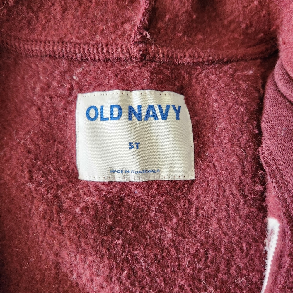 Hoodie Toddler 5T zip up